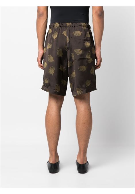 shorts in tessuto jaquard DRIES VAN NOTEN | Pantalone | PIPERI6369606